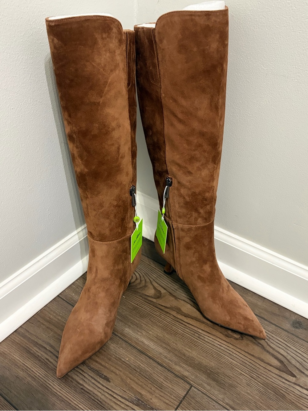 Sam Edelman Brown Suede Over-the-Knee Pointed-Toe Boots Size 7.5 - Picture 7 of 10